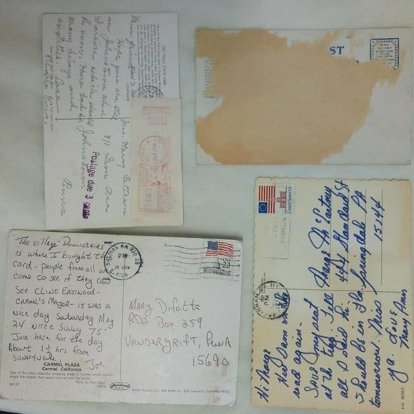 BUNDLE ONLY Lot of 4 Vintage Postcards Travel Mostly Dry Falls State Park Va - Picture 2 of 2